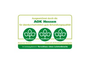 Verschluss eines Leistenbruchs 2019